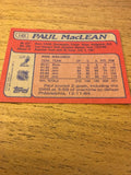 Paul MacLean Jets 1985-1986 Topps #145