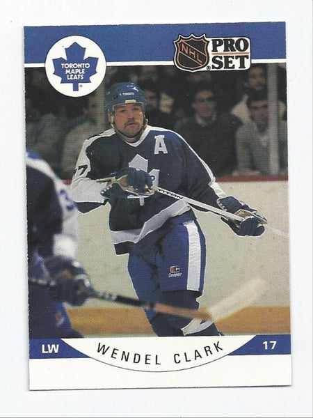 Wendel Clark Maple Leafs 1990-1991 Pro Set #276