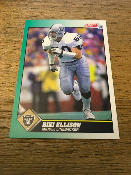 Riki Ellison Raiders 1991 Score #258