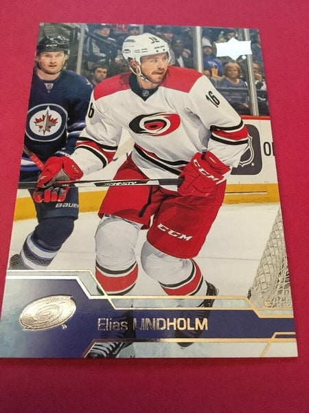 Elias Lindholm Hurricanes 2016-2017 Upper Deck #35