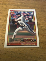 Trevor Wilson Giants 1991 Topps #96