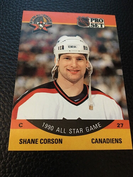 Shayne Corson Canadiens 1990-1991 Pro Set All Star #369