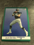 Jack Del Rio Cowboys 1991 Fleer #229