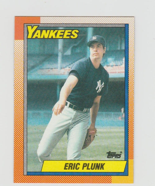 Erick Plunk Yankees 1990 Topps #9