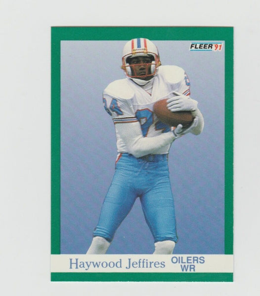 Haywood Jeffires Oilers 1991 Fleer #63