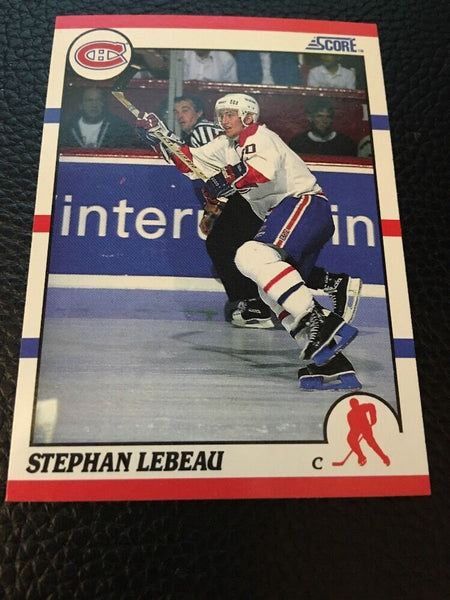 Stephan Lebeau Canadiens 1990-1991 Score #262