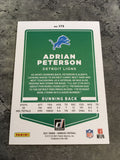 Adrian Peterson Lions 2021 Panini Donruss #175
