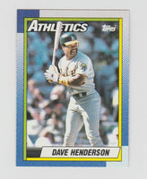 Dave Henderson A's 1990 Topps #68