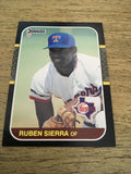 Ruben Sierra Rangers 1987 Donruss #346
