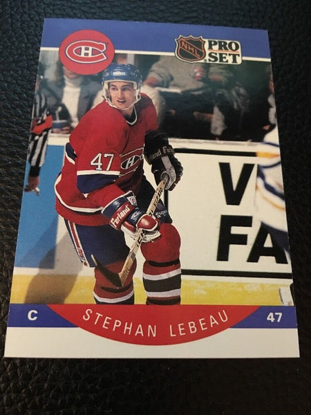Stephan Lebeau Canadiens 1990-1991 Pro Set #152