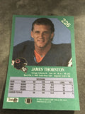 James Thornton Bears 1991 Fleer #226