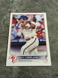 Matt Vierling Phillies 2022 Topps Rookie #316