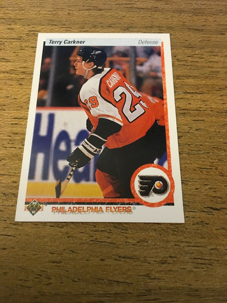 Terry Carkner Flyers 1990-1991 Upper Deck #398