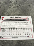 Matt Vierling Phillies 2022 Topps Rookie #316