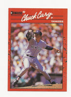 Chuck Cary Yankees 1990 Donruss #429