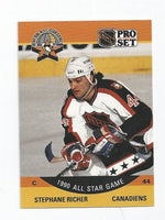 Stephane Richer Canadiens 1990-1991 Pro Set All Star #370