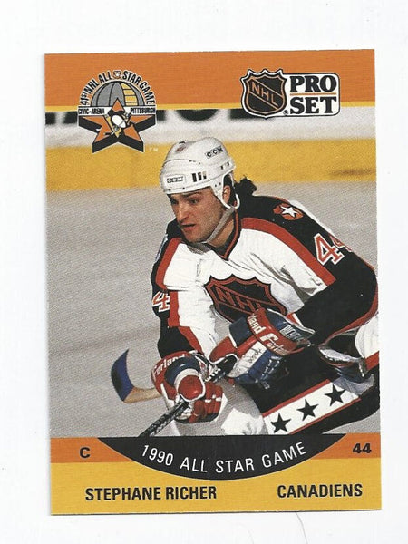 Stephane Richer Canadiens 1990-1991 Pro Set All Star #370