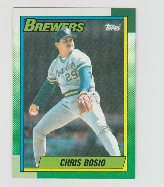 Chris Bosio Brewers 1990 Topps #597