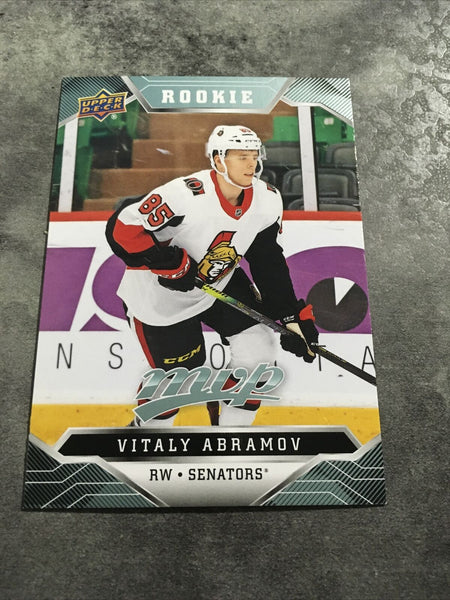 Vitaly Abramov Senators 2019-2020 Upper Deck MVP Rookie #245