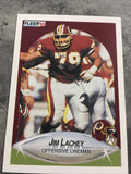 Jim Lachey Redskins 1990 Fleer #158