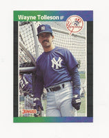 Wayne Tolleson Yankees 1989 Donruss #659