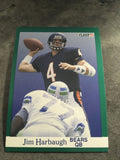 Jim Harbaugh Bears 1991 Fleer #220