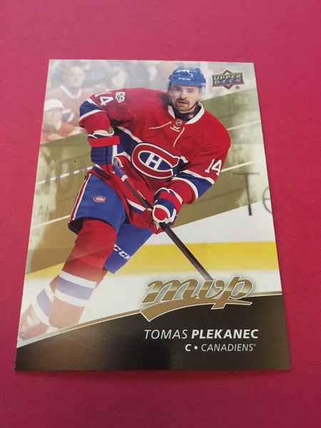 Tomas Plekanec Canadiens 2017-2018 Upper Deck MVP #159