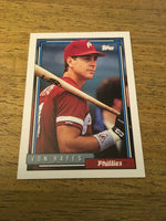 Von Hayes Phillies 1992 Topps #135