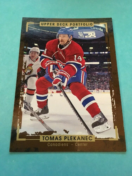 Tomas Plekanec Canadiens 2015-2016 Upper Deck Portfolio #75