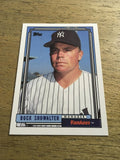 Buck Showalter Yankees 1992 Topps #201