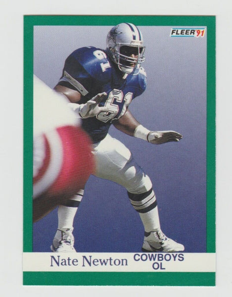 Nate Newton Cowboys 1991 Fleer #235