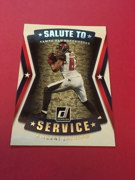 Vincent Jackson Buccaneers 2017 Donruss Salute To Service #13