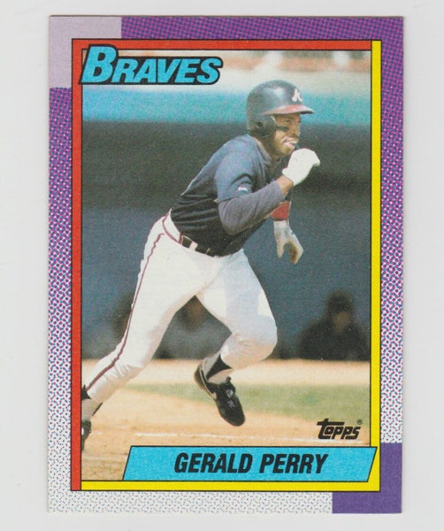 Gerald Perry Braves 1990 Topps #792