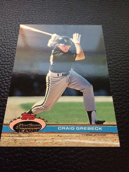 Craig Grebeck White Sox 1991 Topps Stadium Club #559