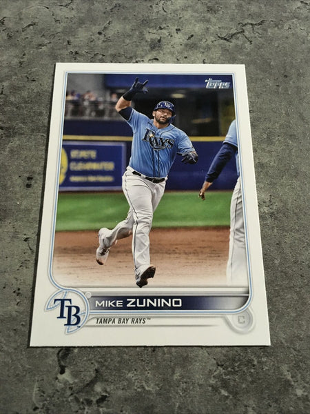  2022 TOPPS #324 MIKE ZUNINO RAYS BASEBALL MLB