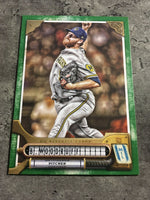 Brandon Woodruff Brewers 2022 Topps Gypsy Queen Green #256