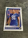 Ben Skowronek Rams 2021 Panini Donruss Rated Rookie #325