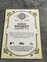 Brandon Woodruff Brewers 2022 Topps Gypsy Queen Green #256