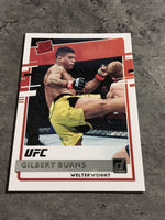 Gilbert Burns UFC 2021 Panini Chronicles Donruss Rated Rookie #30