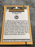 David Cone Mets 1989 Donruss Diamond Kings #9