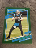 Sam Darnold Panthers 2021 Panini Donruss Press Proof Green #37