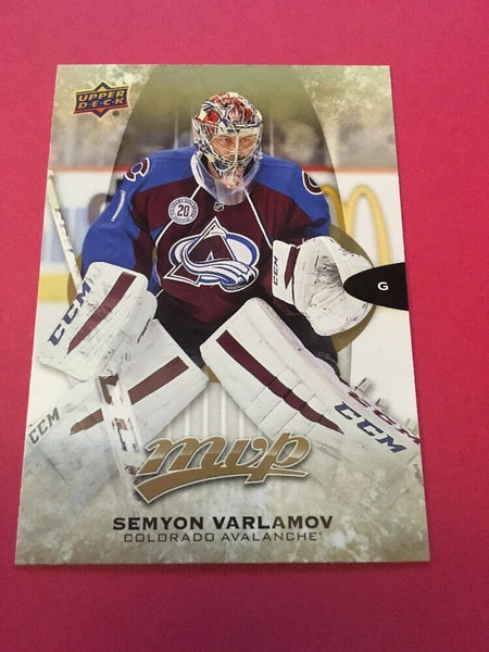 Semyon Varlamov Avalanche 2016-2017 Upper Deck MVP #195