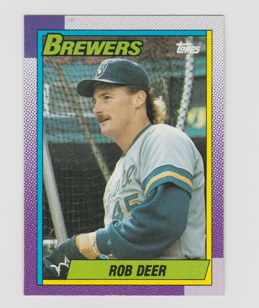 Rob Deer Brewers 1990 Topps #615