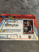 Jeff Beukeboom Oilers 1991-92 Topps Stadium Club #350