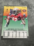 John Taylor 49ers 1991 Fleer Ultra #255