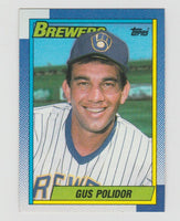 Gus Polidor Brewers 1990 Topps #313