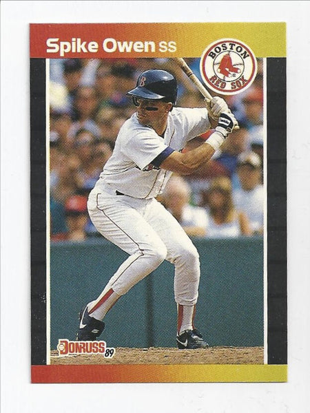 Spike Owen Red Sox 1989 Donruss #593