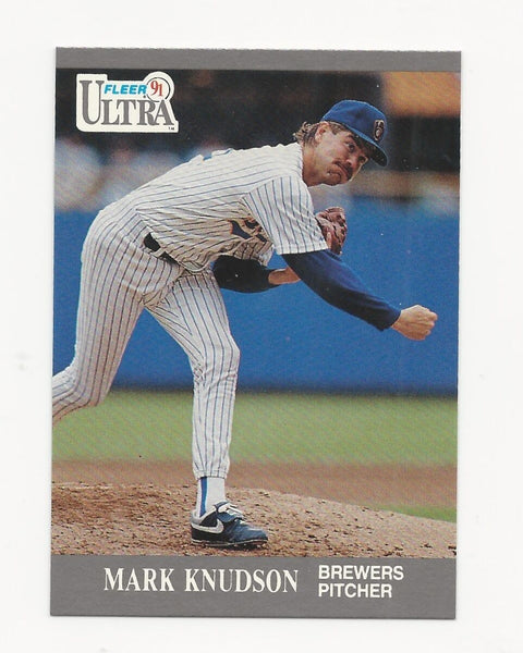 Mark Knudson Brewers 1991 Fleer Ultra #176