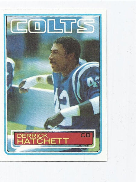 Derrick Hatchett Colts 1983 Topps #213