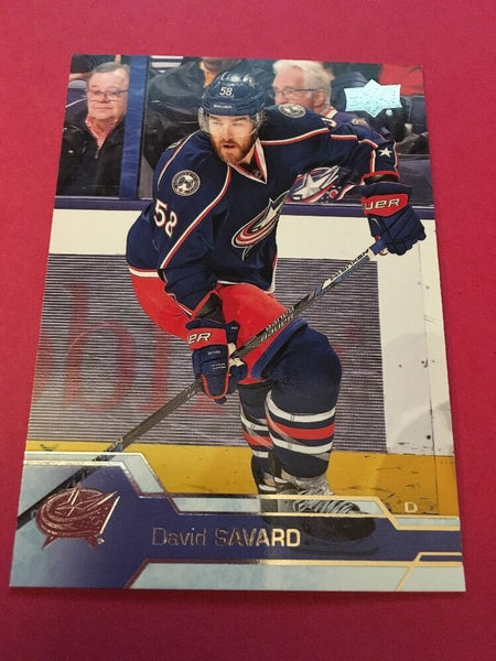 David Savard Blue Jackets 2016-2017 Upper Deck #56